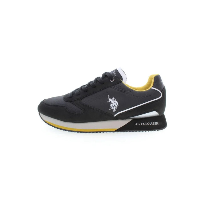 U.S. POLO ASSN. Black Polyester Men Sneaker