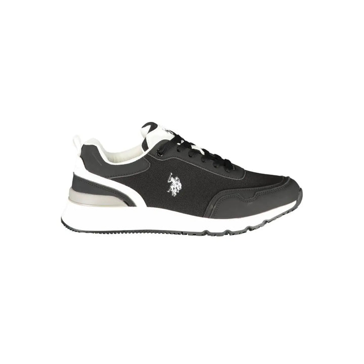U.s. Polo Assn. Black Polyester Men’s Sneaker