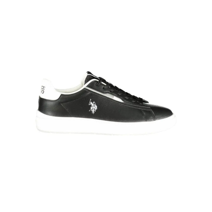 U.s. Polo Assn. Black Polyester Men’s Sneaker