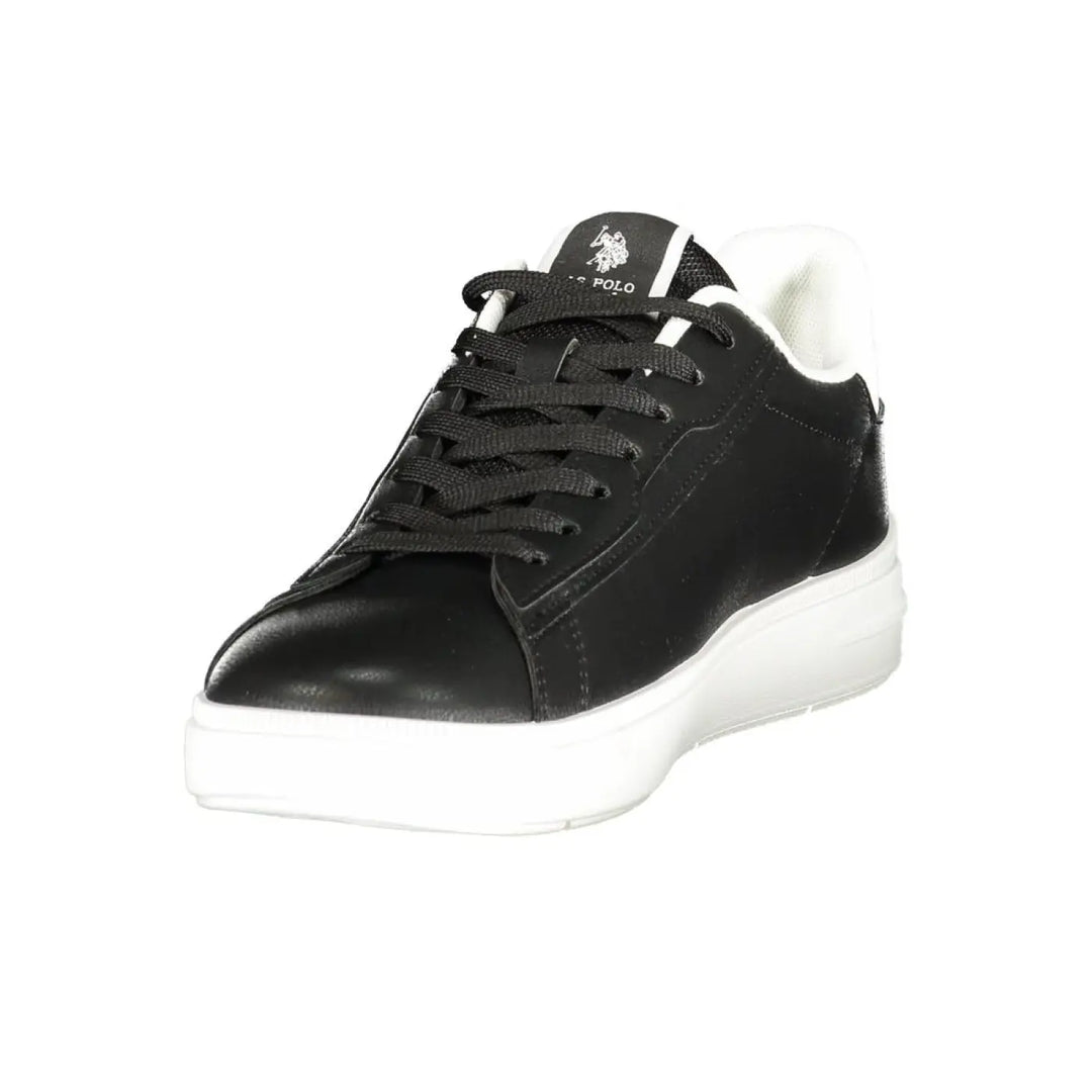 U.s. Polo Assn. Black Polyester Men’s Sneaker