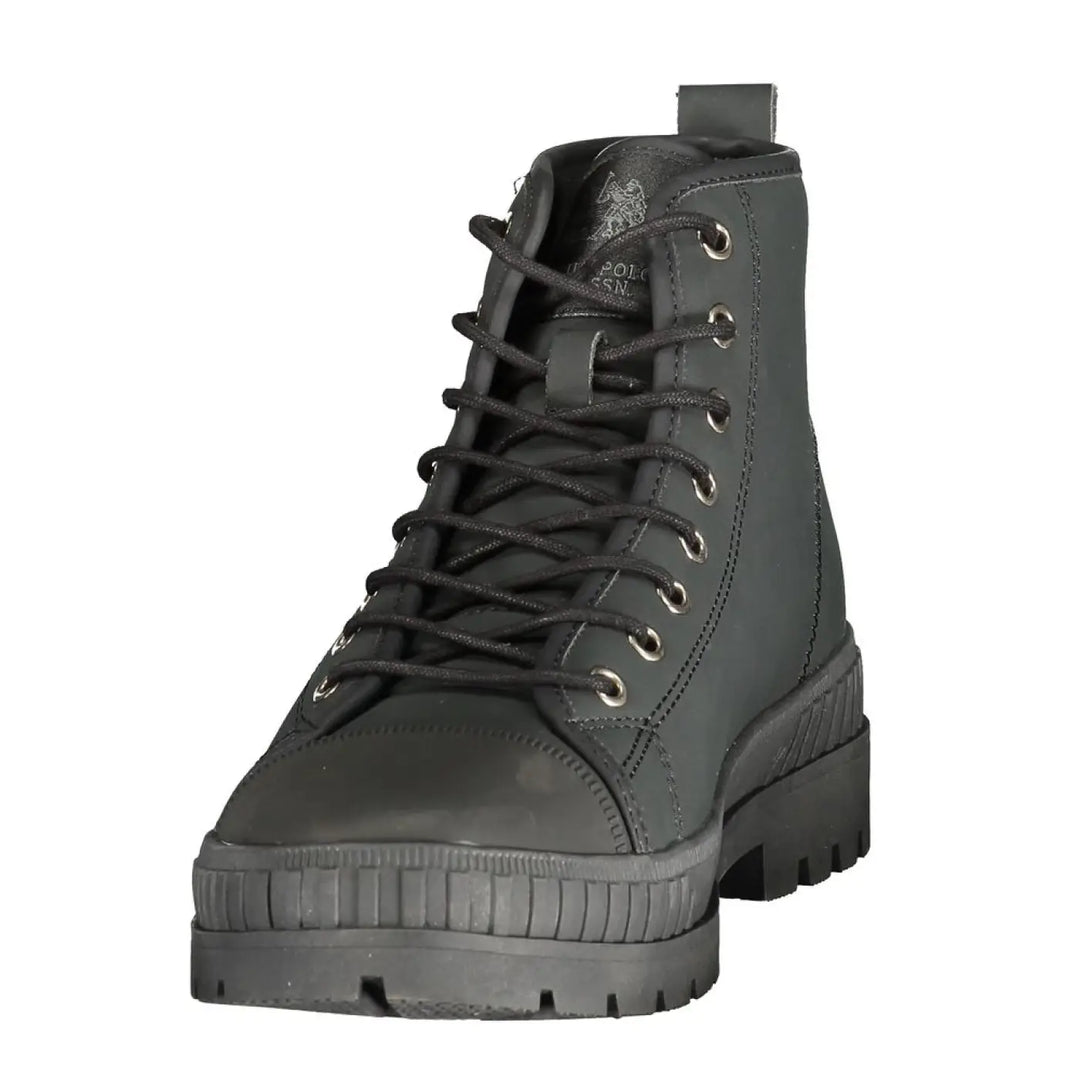 U.s. Polo Assn. Black Polyurethane Men’s Boot
