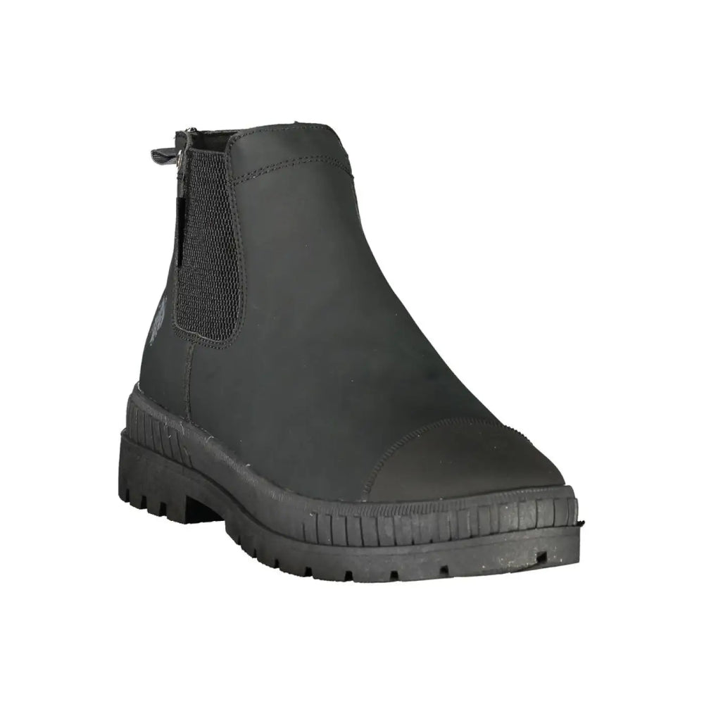 U.s. Polo Assn. Black Polyurethane Men’s Boot