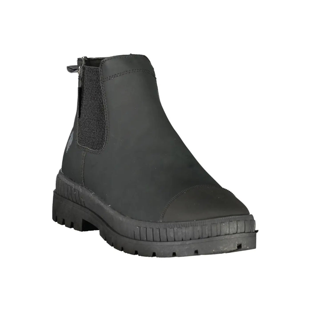 U.s. Polo Assn. Black Polyurethane Men’s Boot
