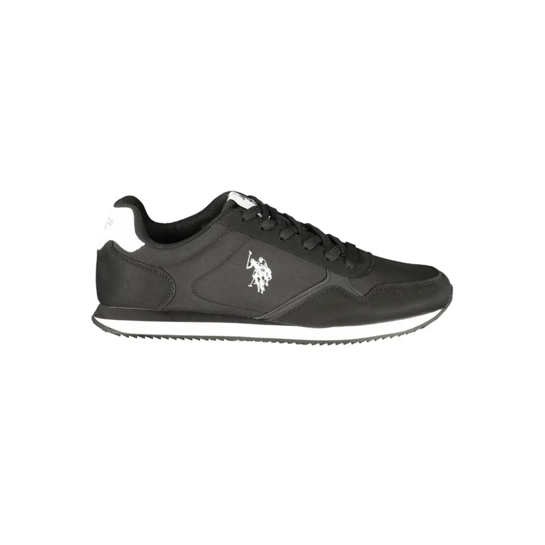 U.s. Polo Assn. Black Polyurethane Men’s Sneaker