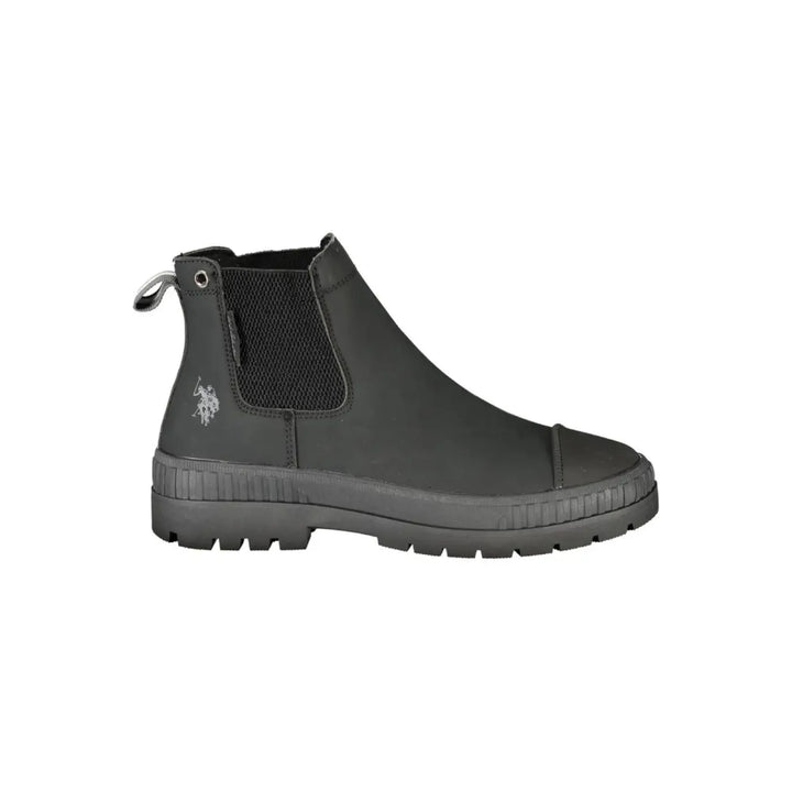 U.s. Polo Assn. Black Polyurethane Women’s Boot