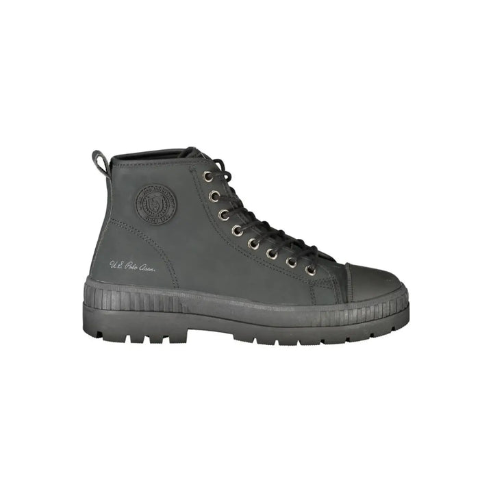U.s. Polo Assn. Black Polyurethane Women’s Boot
