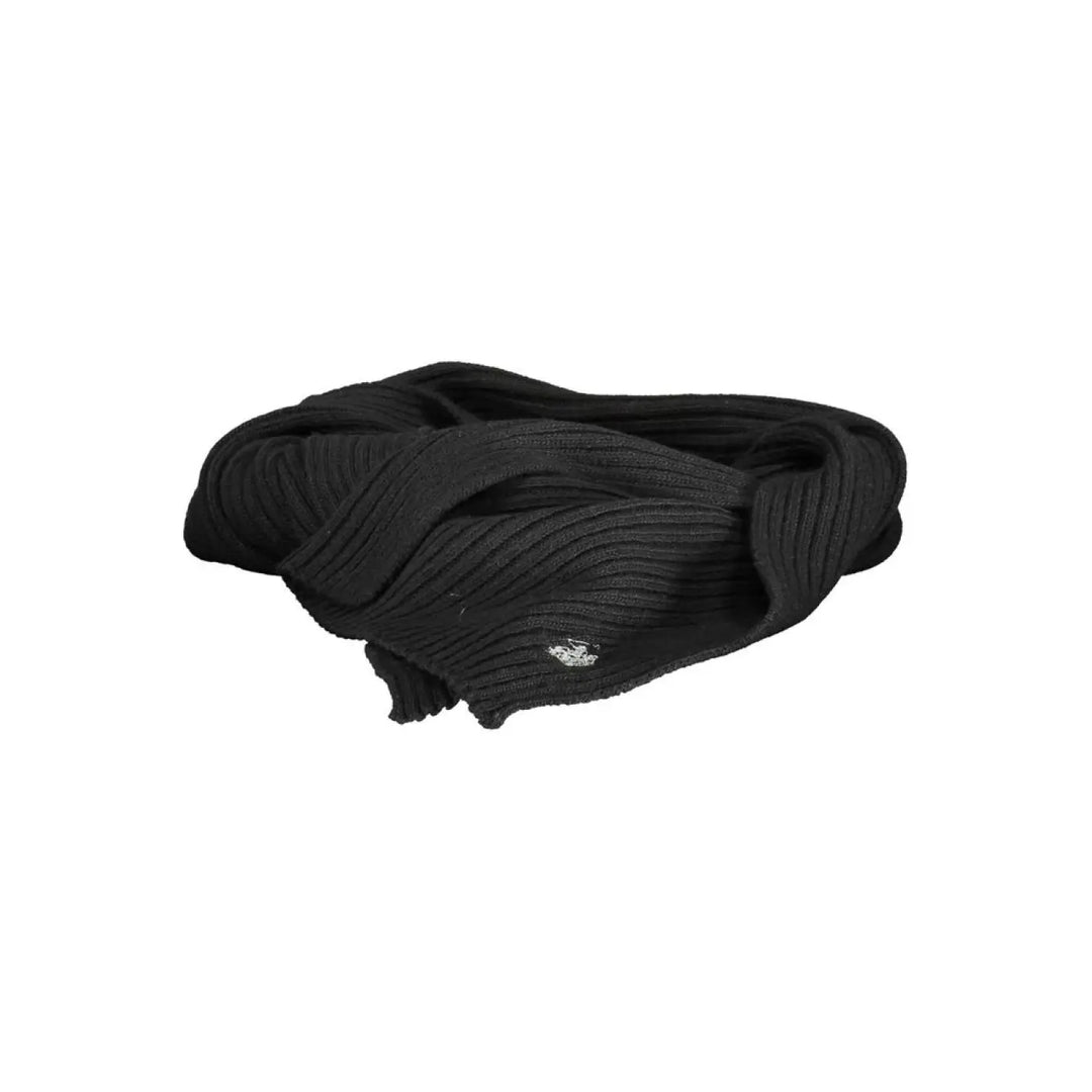 U.S. POLO ASSN. Black Wool Men’s Scarf