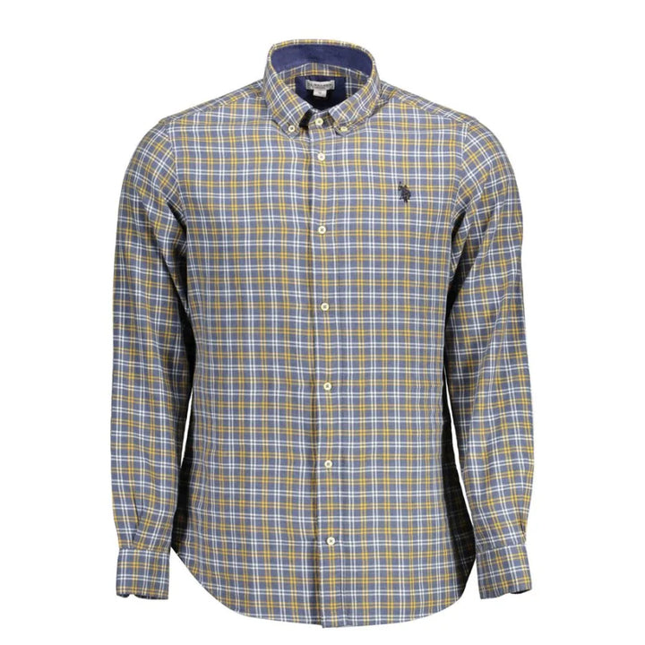 U.S. POLO ASSN. Blu Cotton Men’s Shirt