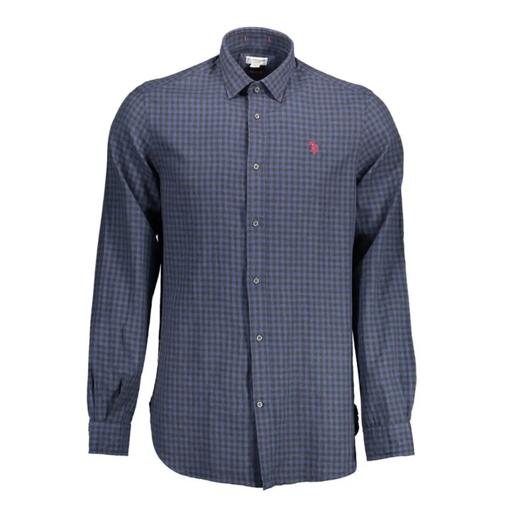 U.s. Polo Assn. Blue Cotton Men’s Shirt
