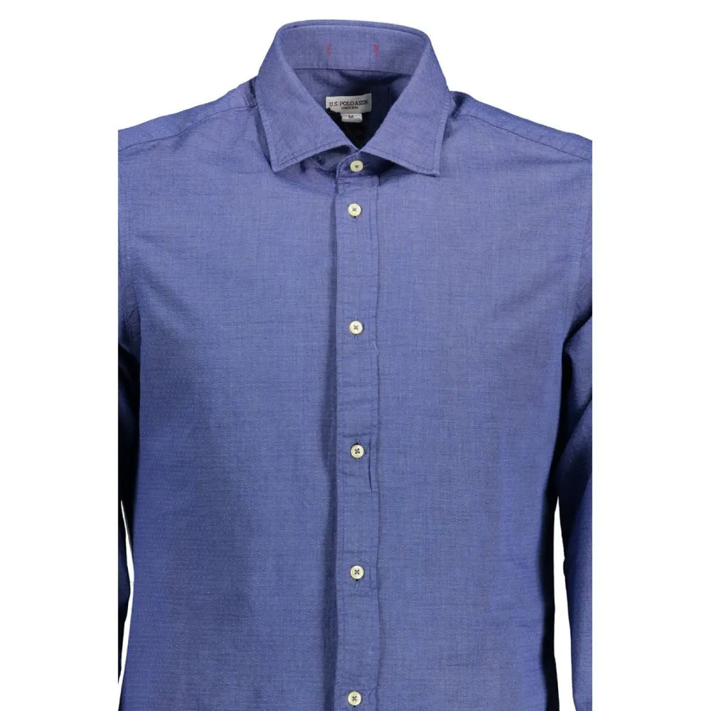 U.s. Polo Assn. Blue Cotton Men’s Shirt