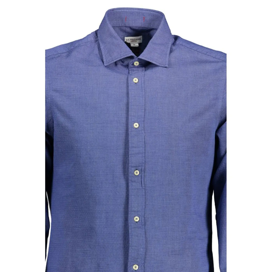 U.s. Polo Assn. Blue Cotton Men’s Shirt