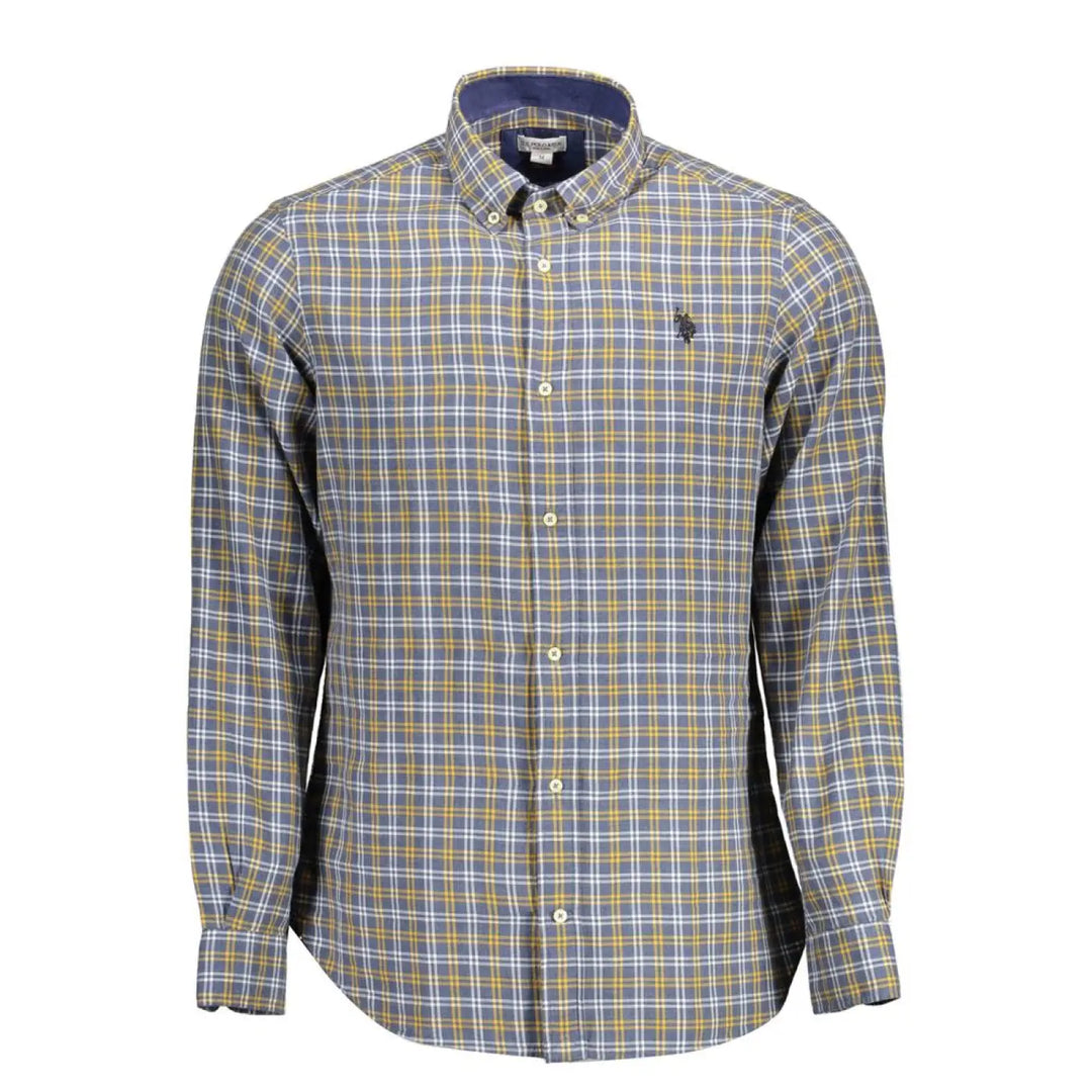 U.S. POLO ASSN. Blue Cotton Men’s Shirt
