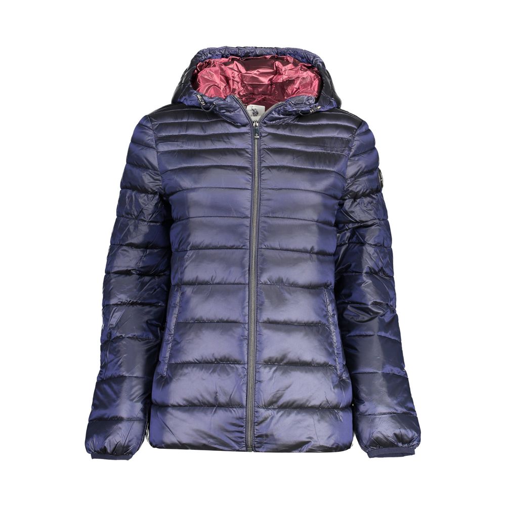 U.S. POLO ASSN. Puffer Jackets - Blue Nylon Womens Jacket
