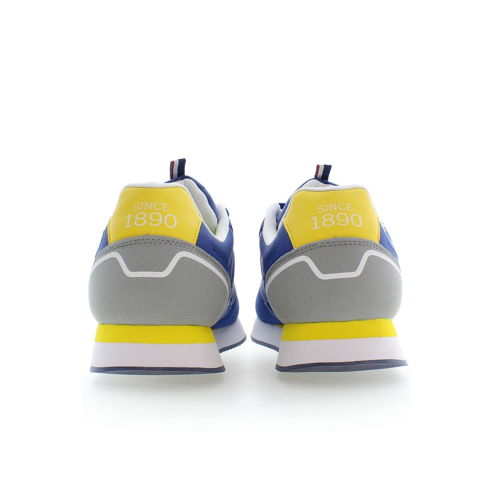 U.s. Polo Assn. Blue Polyester Mens Sneaker