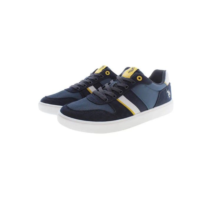 U.s. Polo Assn. Blue Polyester Men’s Sneaker