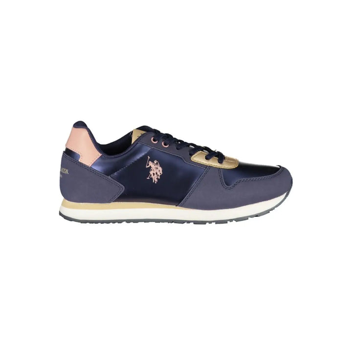 U.s. Polo Assn. Blue Polyurethane Women Sneaker