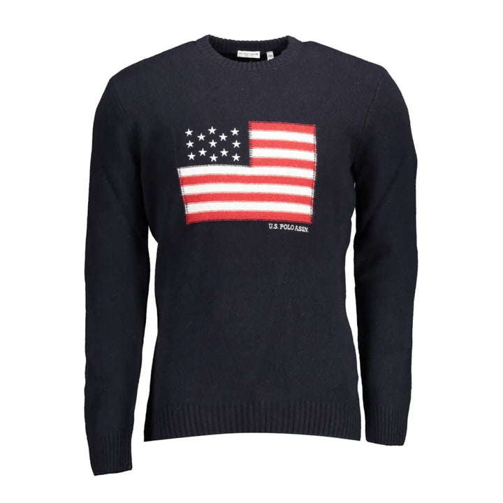 U.s. Polo Assn. Blue Wool Men’s Sweater