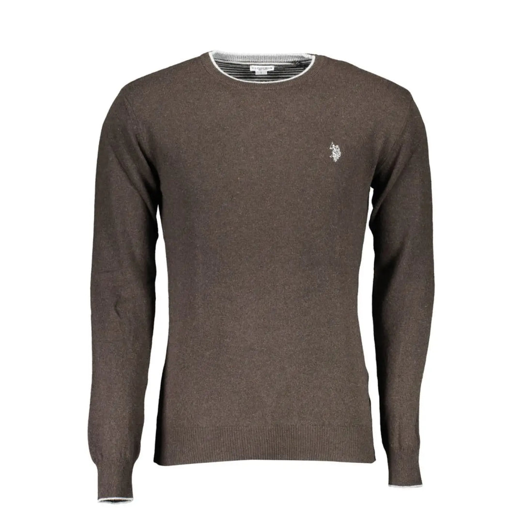 U.S. POLO ASSN. Brown Wool Men’s Sweater