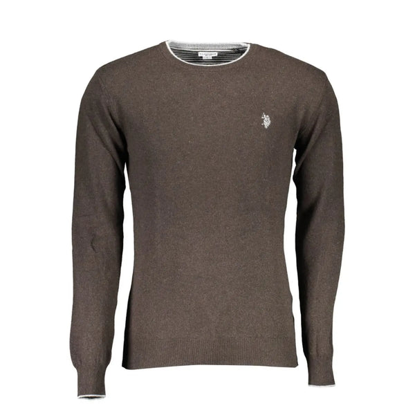 U.S. POLO ASSN. Brown Wool Men’s Sweater