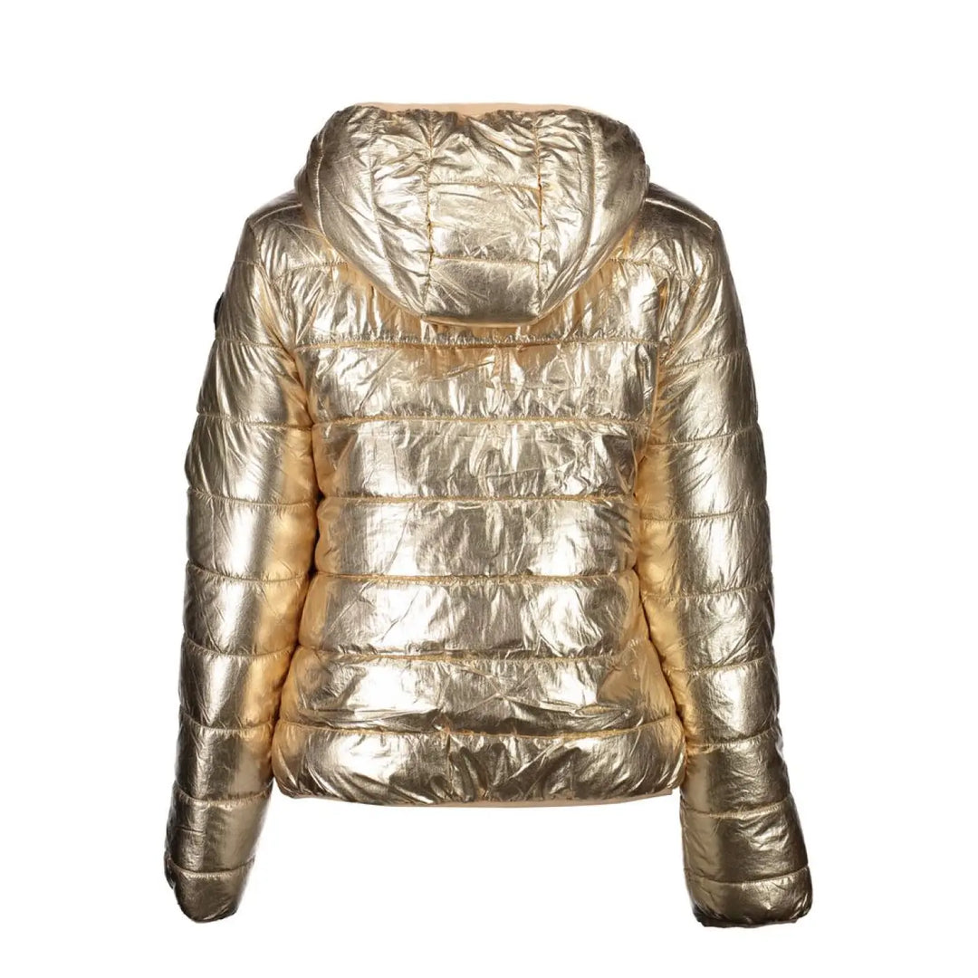 U.s. Polo Assn. Gold Nylon Women’s Jacket