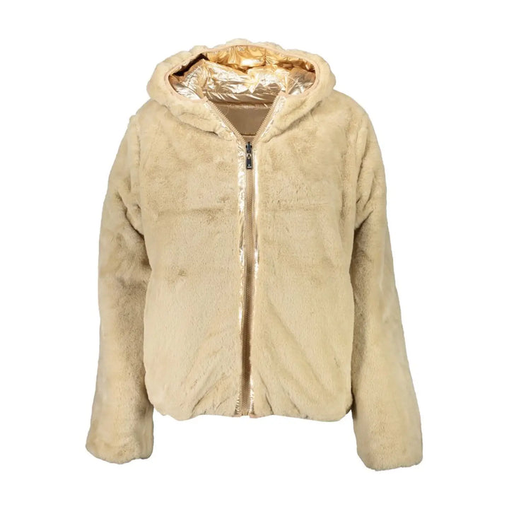 U.s. Polo Assn. Gold Nylon Women’s Jacket