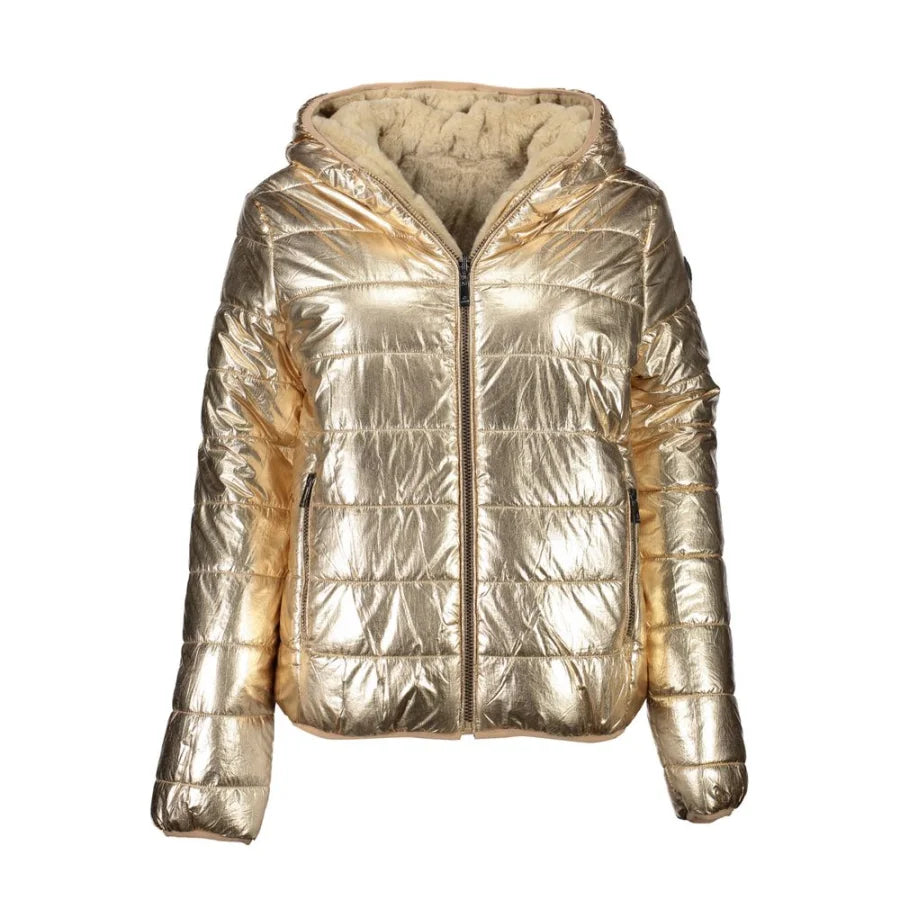 U.S. POLO ASSN. Gold Nylon Women’s Jacket