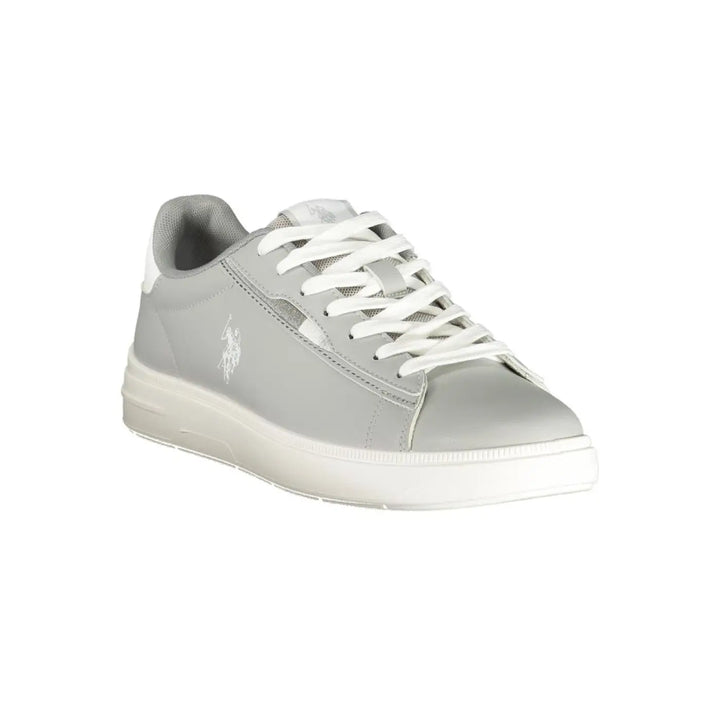 U.S. POLO ASSN. Gray Polyester Men’s Sneaker