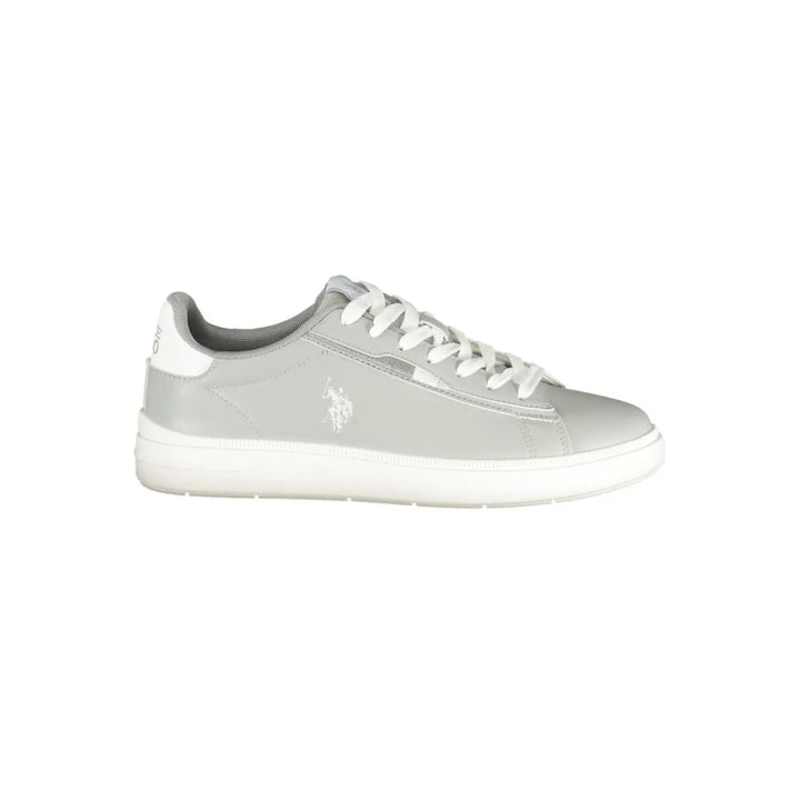 U.S. POLO ASSN. Gray Polyester Men’s Sneaker