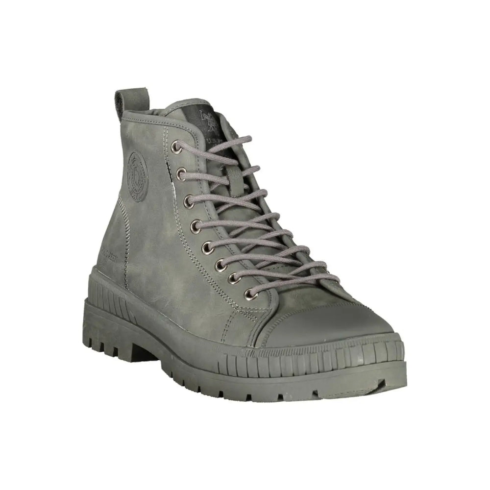 U.s. Polo Assn. Gray Polyurethane Men Boot