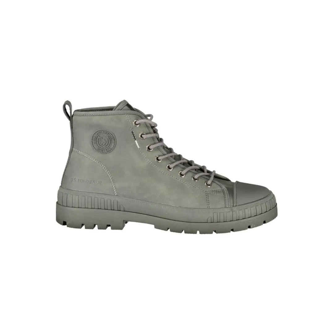 U.s. Polo Assn. Gray Polyurethane Men Boot