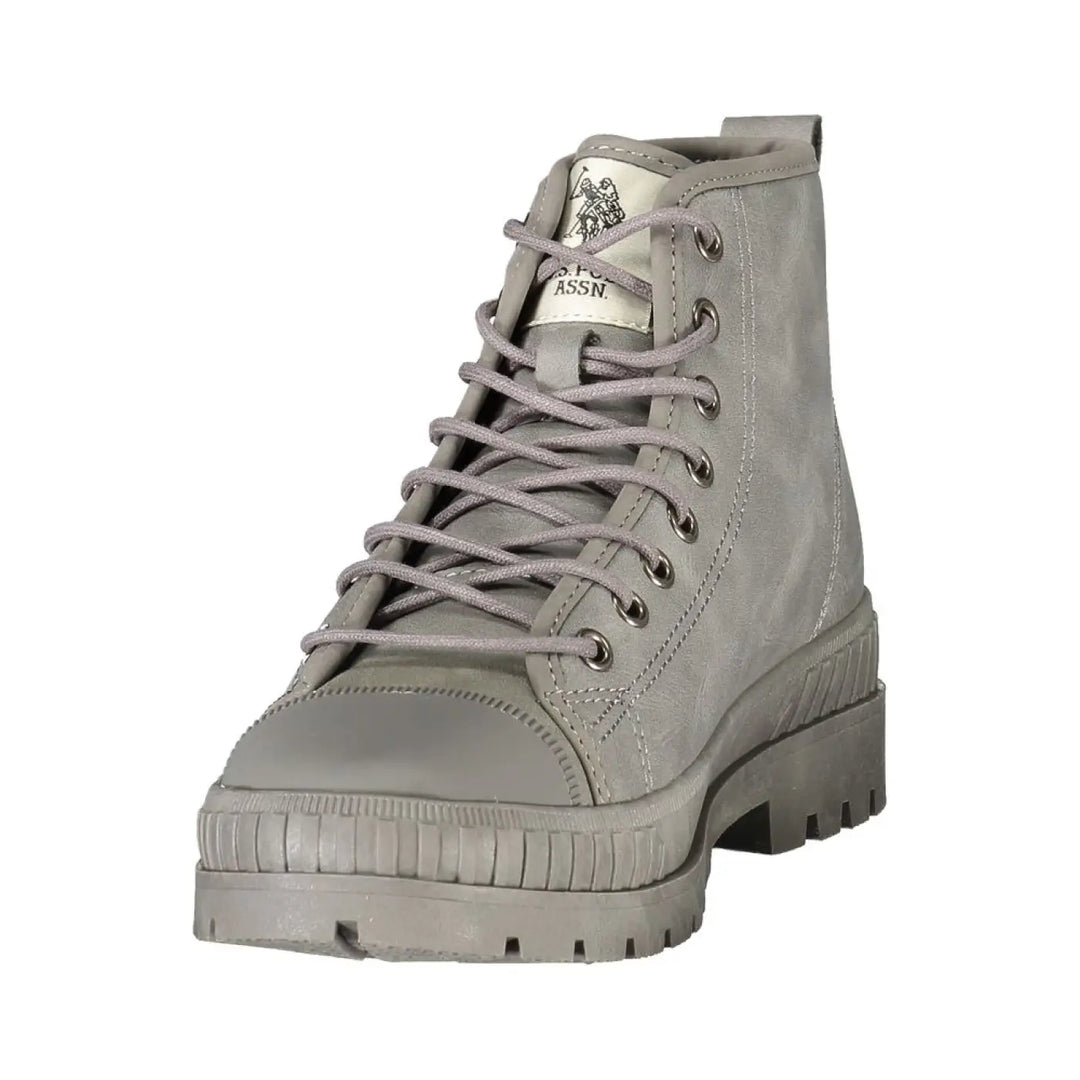 U.s. Polo Assn. Gray Polyurethane Women’s Boot