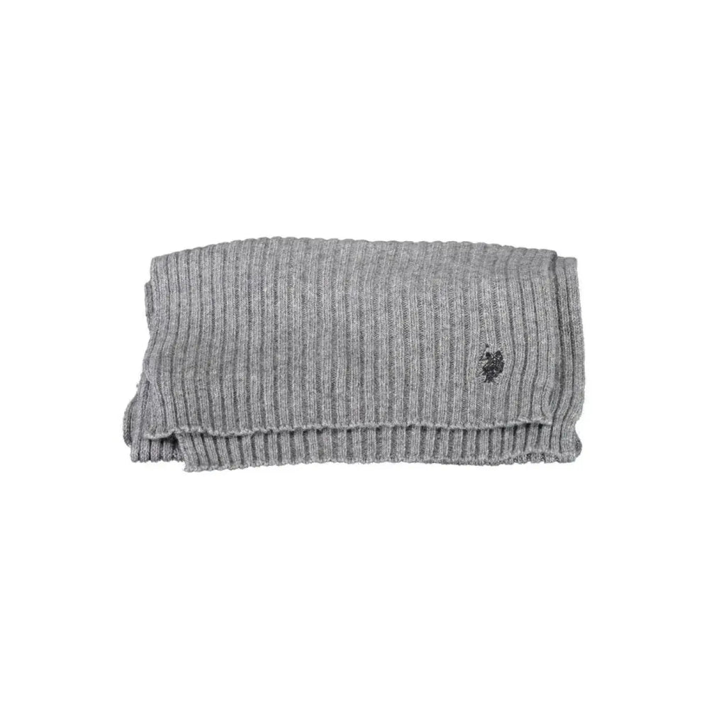 U.S. POLO ASSN. Gray Wool Men’s Scarf