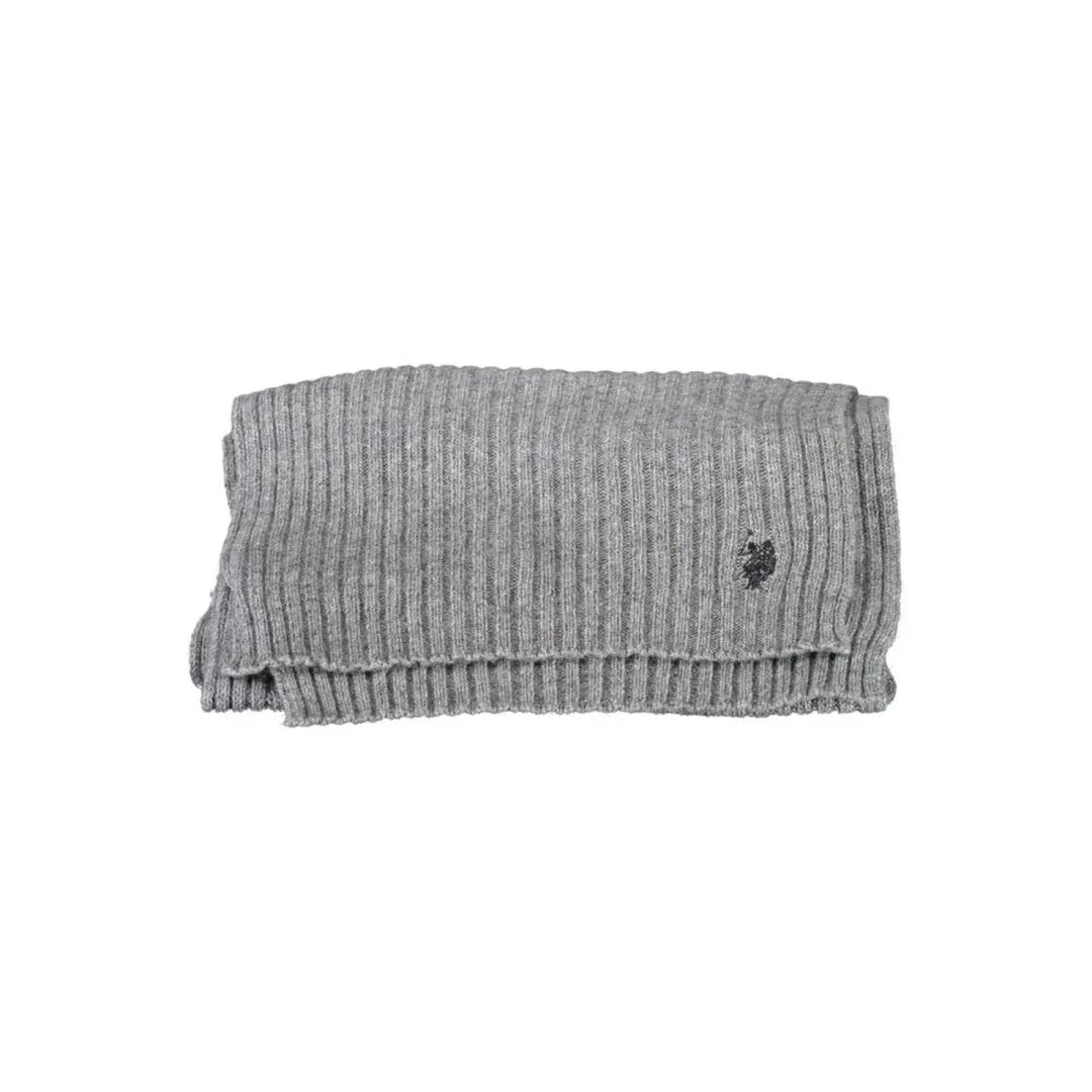 U.S. POLO ASSN. Gray Wool Men’s Scarf
