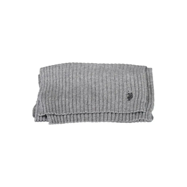 U.S. POLO ASSN. Gray Wool Men’s Scarf