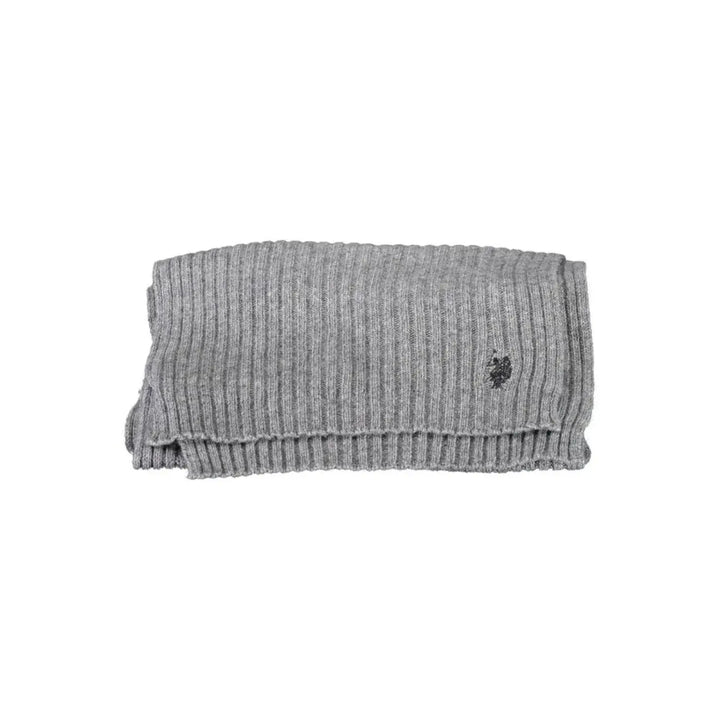 U.S. POLO ASSN. Gray Wool Men’s Scarf