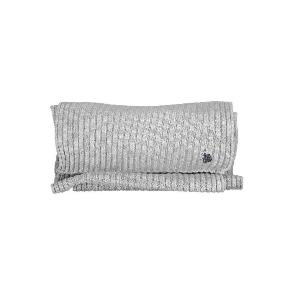 U.S. POLO ASSN. Gray Wool Men’s Scarf