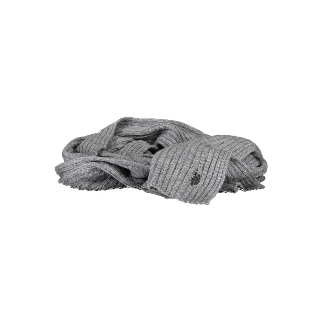 U.S. POLO ASSN. Gray Wool Men’s Scarf
