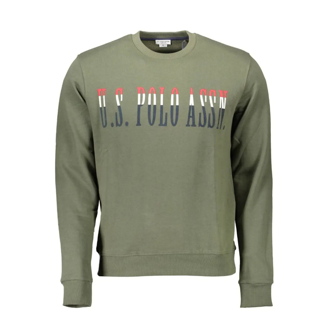 U.s. Polo Assn. Green Cotton Men’s Sweatshirt