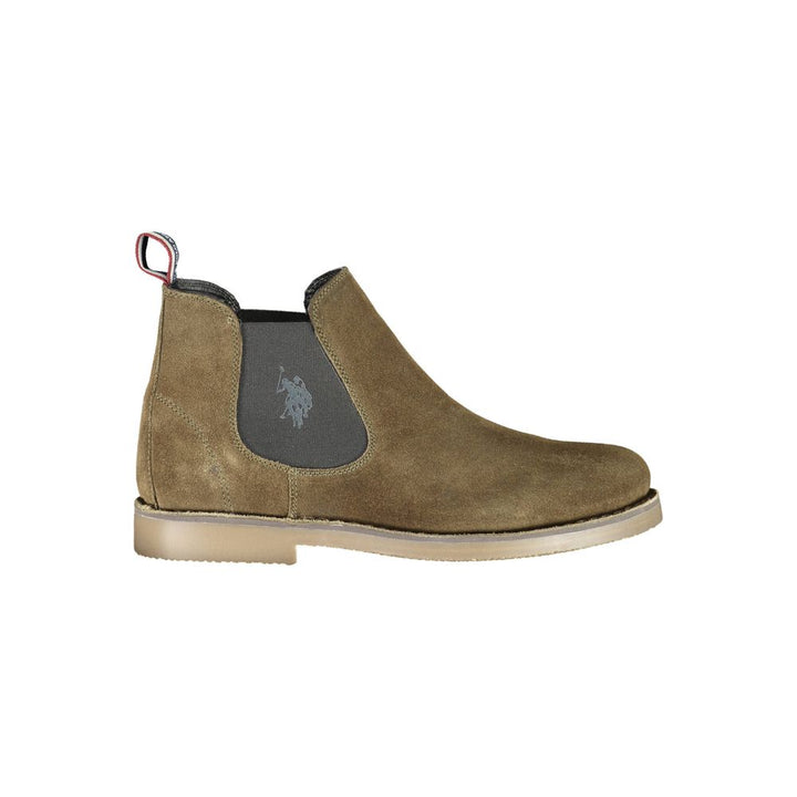 U.s. Polo Assn. Green Leather Men’s Boot