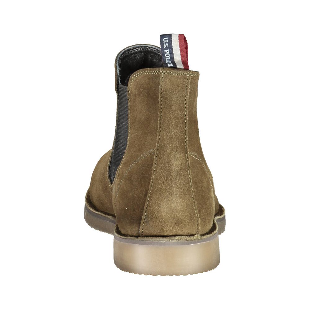 U.s. Polo Assn. Green Leather Men’s Boot