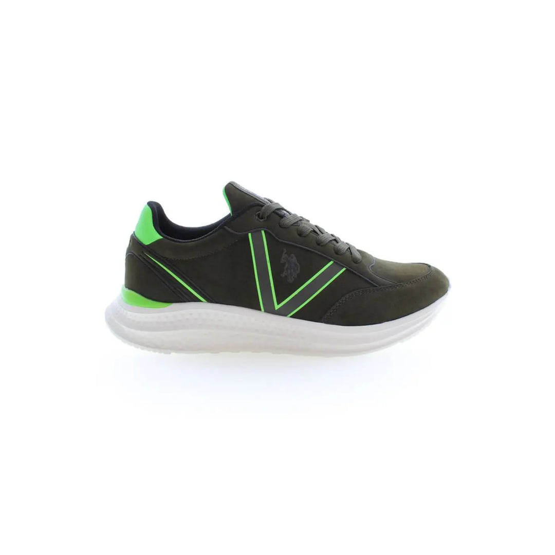 U.S. POLO ASSN. Green Polyester Men’s Sneaker