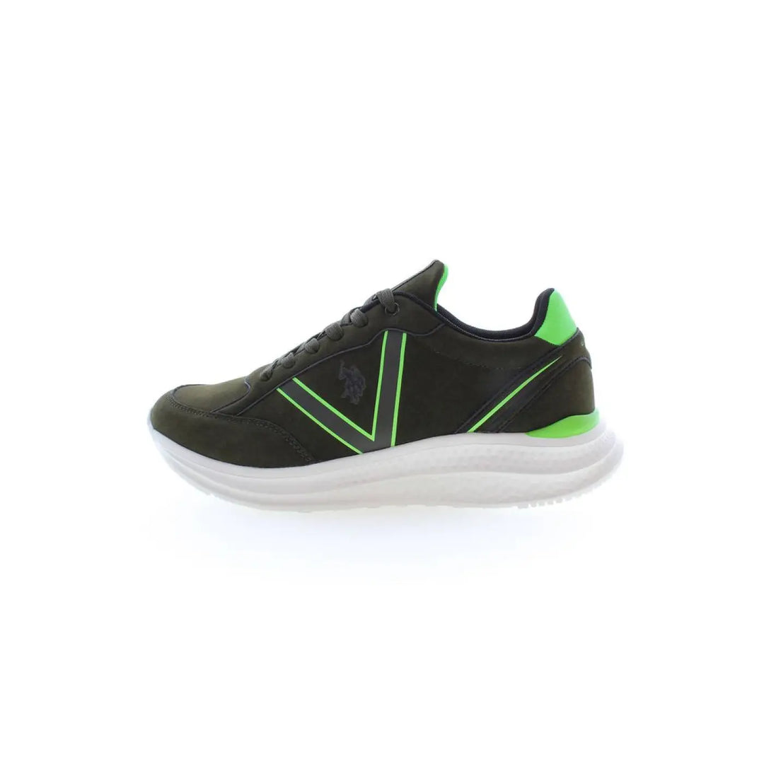 U.S. POLO ASSN. Green Polyester Men’s Sneaker