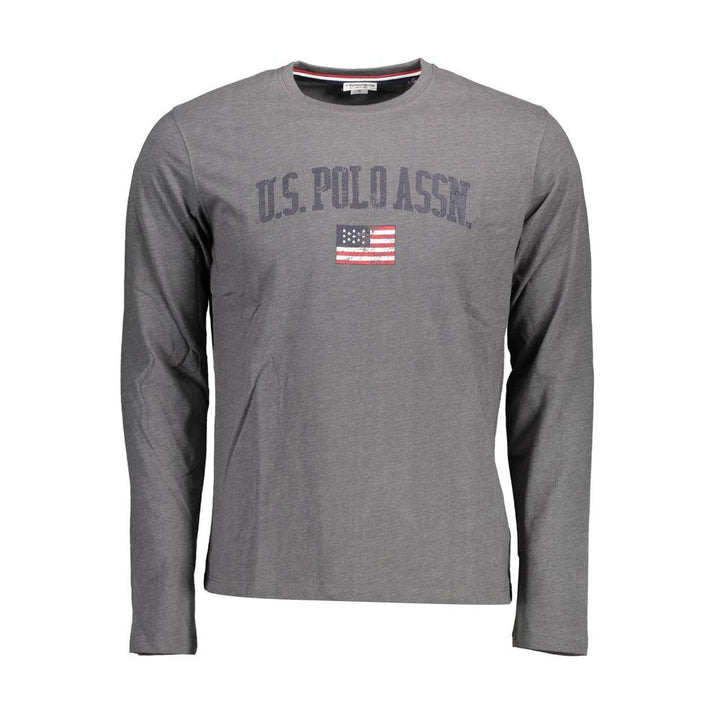 U.s. Polo Assn. Grey Cotton Mens T-shirt