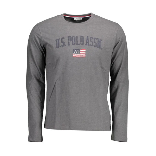 U.S. POLO ASSN. Grey Cotton Mens T-Shirt