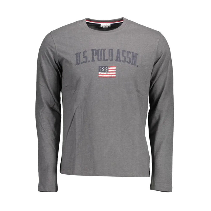 U.S. POLO ASSN. Grey Cotton Mens T-Shirt
