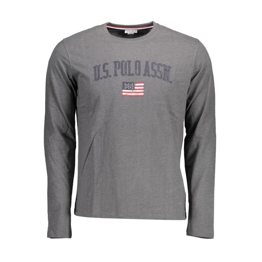 U.S. POLO ASSN. Grigio Cotton Men T-Shirt
