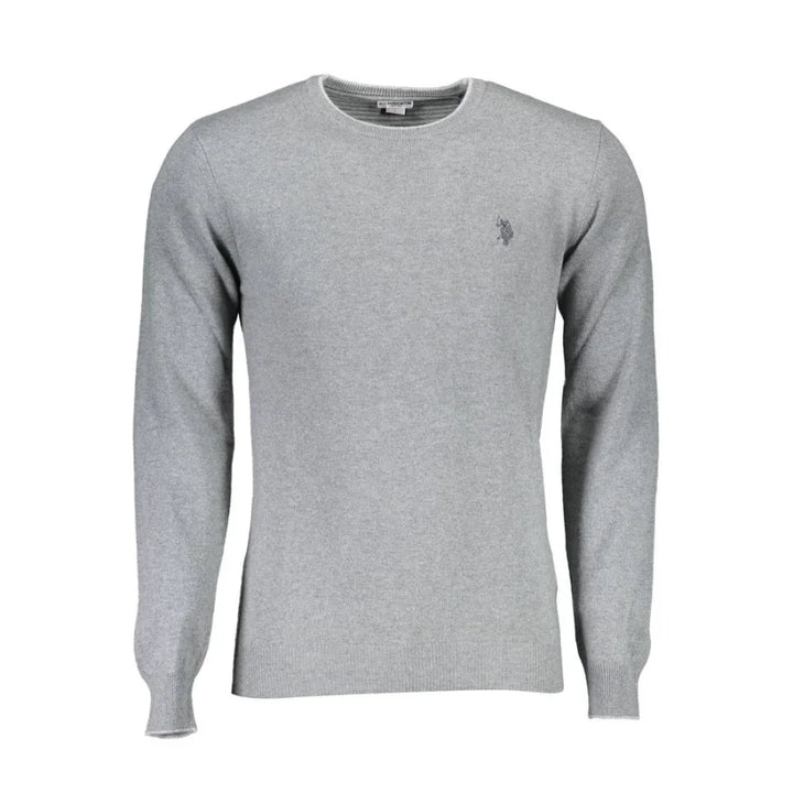 U.S. POLO ASSN. Grigio Wool Men Sweater