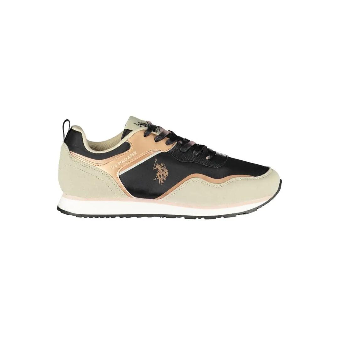 U.s. Polo Assn. Nero Polyurethane Womens Sneaker