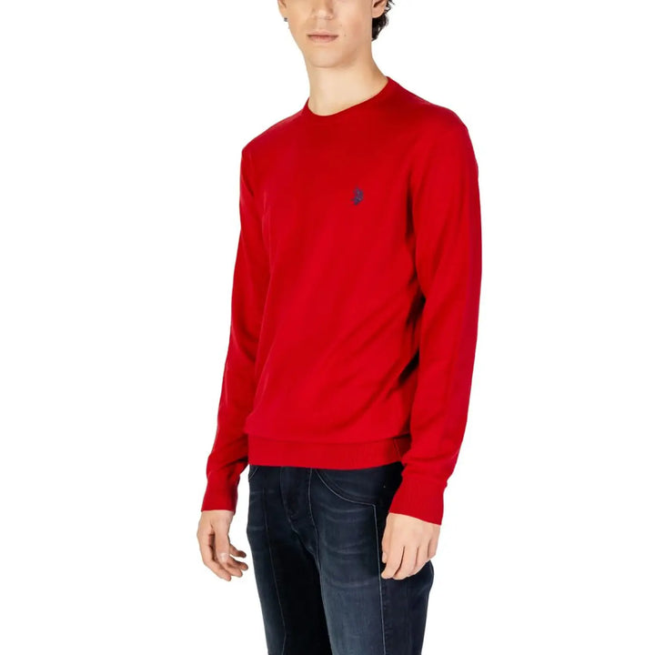 U.s. Polo Assn. Red Cotton Sweatshirt