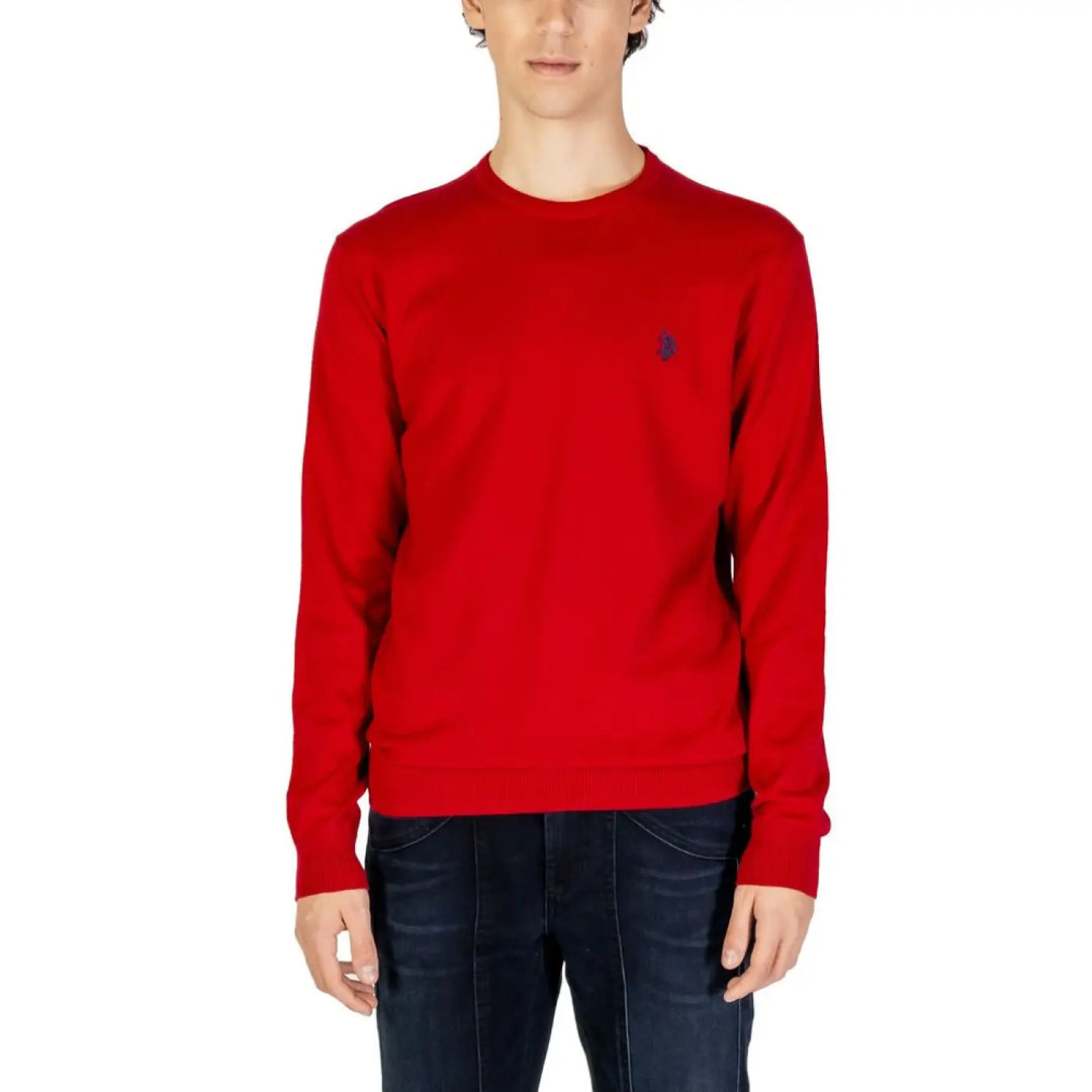 U.s. Polo Assn. Red Cotton Sweatshirt